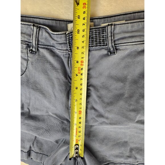 Anthropologie Women's Chino Shorts Size 32 Relaxed Grey - Picture 12 of 13